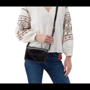 HOBO
Fleet Convertible Leather Crossbody Bag In Black